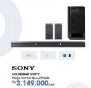 Promo Harga SONY HT RT3 | Home Theater  - Carrefour