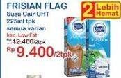 Promo Harga Frisian Flag Susu UHT Purefarm Kecuali Low Fat, Kecuali Low Fat Chocolate, Kecuali Low Fat French Vanilla, Kecuali Low Fat Strawberry 225 ml - Indomaret