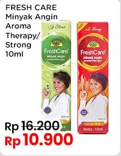 Promo Harga Fresh Care Minyak Angin Aromatherapy Hot Strong, Citrus 10 ml - Indomaret