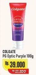 Promo Harga Colgate Toothpaste Optic White Purple 100 gr - Alfamart