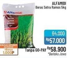 Promo Harga Alfamidi Beras Setra Ramos 5 kg - Alfamidi