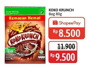 Promo Harga Nestle Koko Krunch Cereal 80 gr - Alfamidi