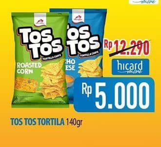 Promo Harga Tos Tos Snack 145 gr - Hypermart