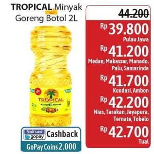 Promo Harga Tropical Minyak Goreng 2000 ml - Alfamidi