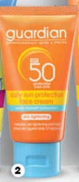 Promo Harga GUARDIAN Daily Sun Protection Face Cream 50 ml - Guardian