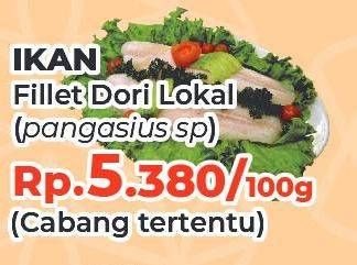 Promo Harga Fillet Dori Lokal per 100 gr - Yogya