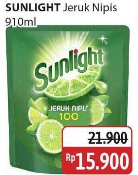 Promo Harga Sunlight Pencuci Piring Jeruk Nipis 100 910 ml - Alfamidi
