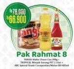 Harga Pak Rahmat 8 (Tango Wafer + Tropical Minyak Goreng + ABC Syrup Special Grade)