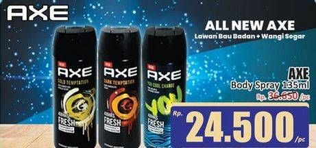 Promo Harga AXE Body Spray 135 ml - Hari Hari