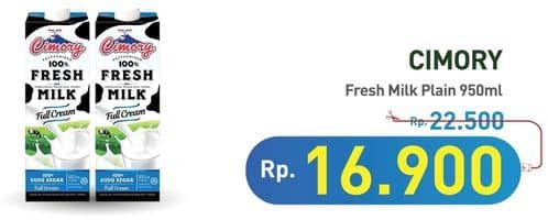 Promo Harga Cimory Fresh Milk Full Cream 950 ml - Hypermart