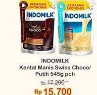 Promo Harga Indomilk Susu Kental Manis Plain, Cokelat 545 gr - Indomaret