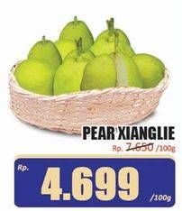 Promo Harga Pear Xiang Lie per 100 gr - Hari Hari