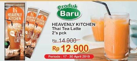 Promo Harga Heavenly Kitchen Thai Tea Latte 2 pcs - Indomaret