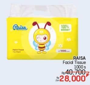 Promo Harga Raisa Facial Tissue 1000 gr - LotteMart