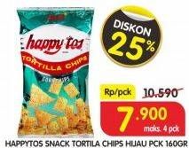 Promo Harga HAPPY TOS Tortilla Chips 160 gr - Superindo