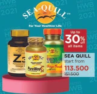 Promo Harga SEA QUILL Pure Way C/ Z3/ Vitamin C-1000  - Watsons