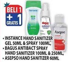 Promo Harga INSTANCE / BAGUS / ASEPSO Hand Sanitizer  - Hypermart