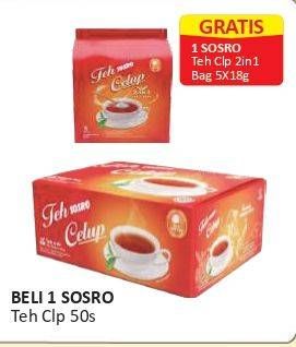 Promo Harga Sosro Teh Celup per 50 pcs 2 gr - Alfamart