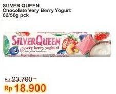Promo Harga Silver Queen Chocolate Very Berry Yoghurt 62 gr - Indomaret