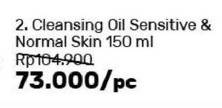 Promo Harga NIVEA Hydrating Cleansing Oil Face & Eyes Sensitive Skin, Normal Skin 150 ml - Guardian