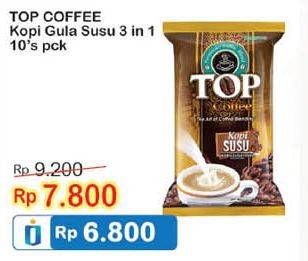 Promo Harga Top Coffee Kopi 10 pcs - Indomaret