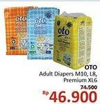 Promo Harga Adult Diapers M10, L8, Premium XL6  - Alfamidi