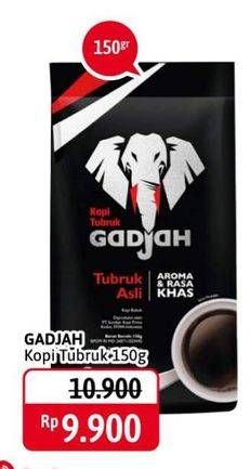 Promo Harga Gadjah Kopi Tubruk Asli 150 gr - Alfamidi