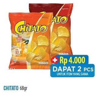 Promo Harga Chitato Snack Potato Chips 68 gr - Hypermart