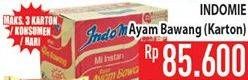 Promo Harga INDOMIE Mi Kuah Ayam Bawang per 40 pcs 69 gr - Hypermart