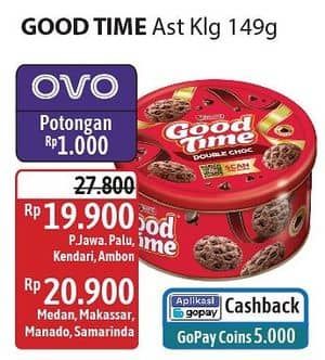 Promo Harga Good Time Chocochips Assorted Cookies Tin 149 gr - Alfamidi