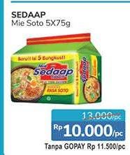 Promo Harga SEDAAP Mie Kuah Soto 75 gr - Alfamidi