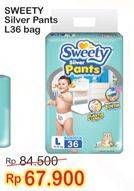 Promo Harga SWEETY Silver Pants L36  - Indomaret