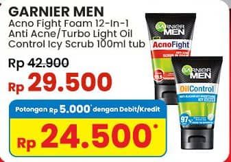 Promo Harga Garnier Men Facial Foam  - Indomaret