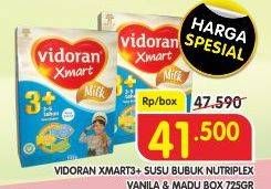 Promo Harga VIDORAN Xmart 3+ Madu, Vanilla 725 gr - Superindo