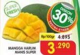 Promo Harga Mangga Harum Manis Super per 100 gr - Superindo