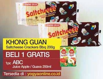 Promo Harga KHONG GUAN Saltcheese BBQ 200 gr - Yogya