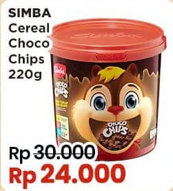 Promo Harga Simba Cereal Choco Chips Coklat 220 gr - Indomaret