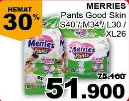 Promo Harga Merries Pants Good Skin S40, M34, L30, XL26  - Giant