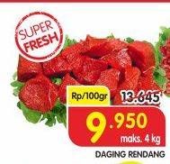 Promo Harga Daging Rendang Sapi per 100 gr - Superindo