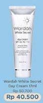 Promo Harga WARDAH White Secret Day Cream 17 ml - Indomaret