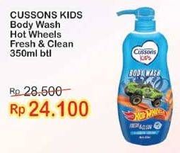 Promo Harga CUSSONS KIDS Body Wash Fresh Clean 350 ml - Indomaret