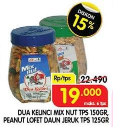 Promo Harga DUA KELINCI Kacang Mix Nut, Lofet 125 gr - Superindo
