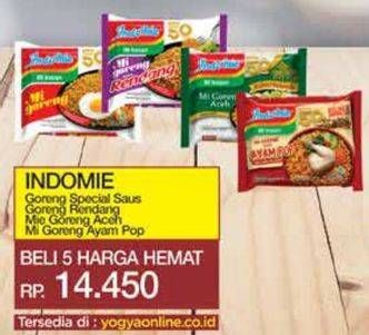 Promo Harga Indomie Mi Goreng Spesial, Rendang, Aceh, Ayam Pop 85 gr - Yogya