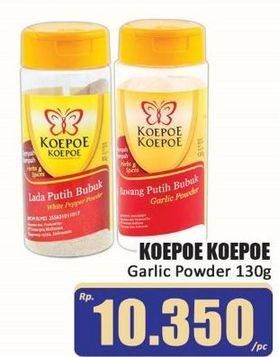 Promo Harga Koepoe Koepoe Bumbu Rempah-Rempah Bawang Putih Bubuk 130 gr - Hari Hari
