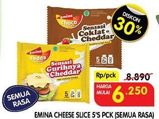 Promo Harga EMINA Cheese Slice All Variants 5 pcs - Superindo