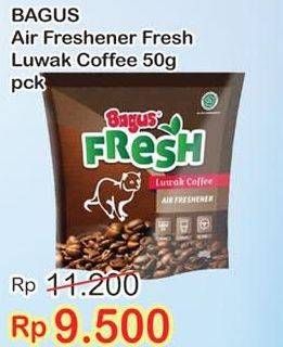 Promo Harga BAGUS Fresh Air Freshener Luwak Coffee 50 gr - Indomaret