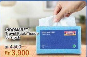 Promo Harga INDOMARET Facial Tissue Travel Tissue 50 pcs - Indomaret