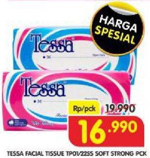 Promo Harga TESSA Facial Tissue TP01, TP01, TP01 225 pcs - Superindo