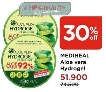 Promo Harga MEDIHEAL Aloe Vera Hydro Gel Aloe Water 92%  - Watsons