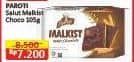 Promo Harga Paroti Malkist Crackers Salut Chocolaate 105 gr - Alfamart